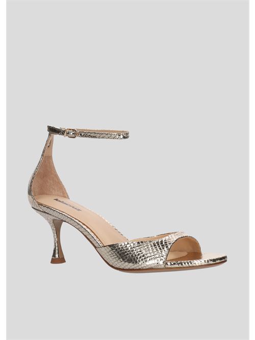 sandalo modello kumula LOLA CRUZ | 229Z51BKWHISPER IRIDE PLATINO